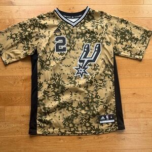 Limited Edition Kawhi Leonard, Camo Spurs Jersey